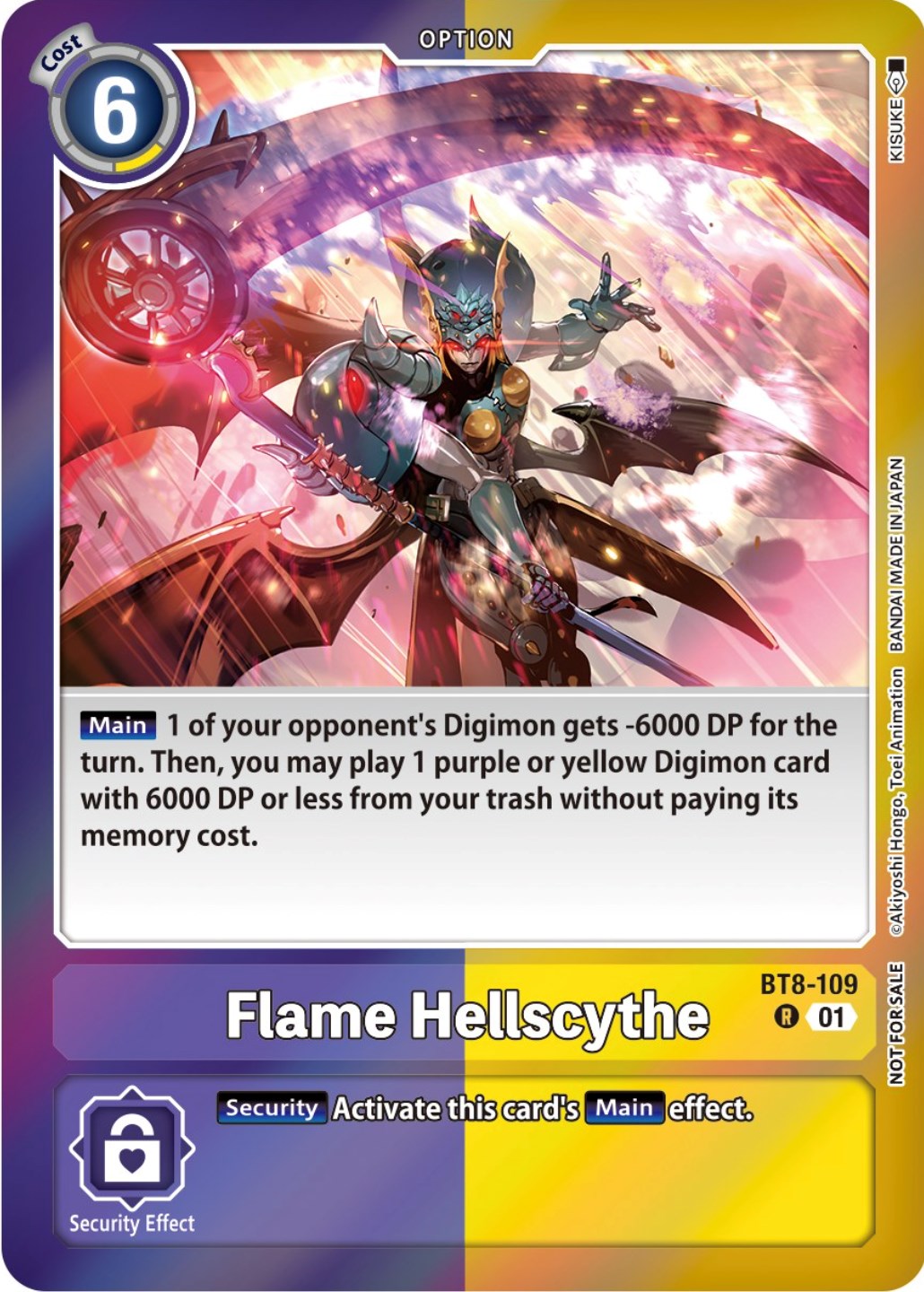 Flame Hellscythe [BT8-109] (Event Pack 5) [New Awakening Promos] | Mindsight Gaming