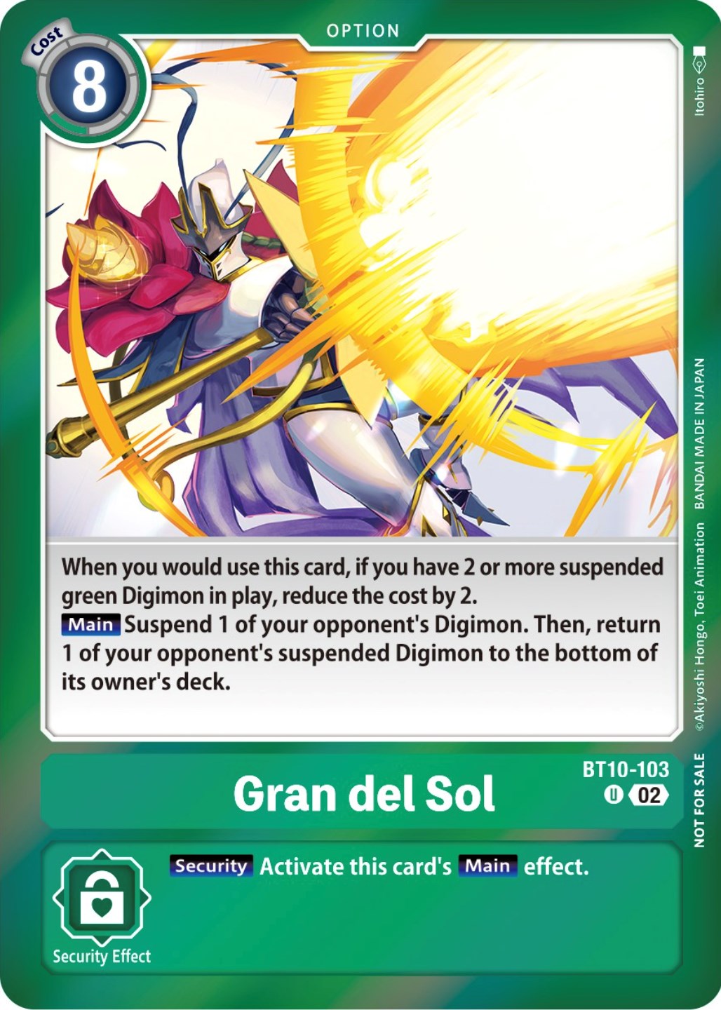 Gran del Sol [BT10-103] (Event Pack 5) [Xros Encounter Promos] | Mindsight Gaming