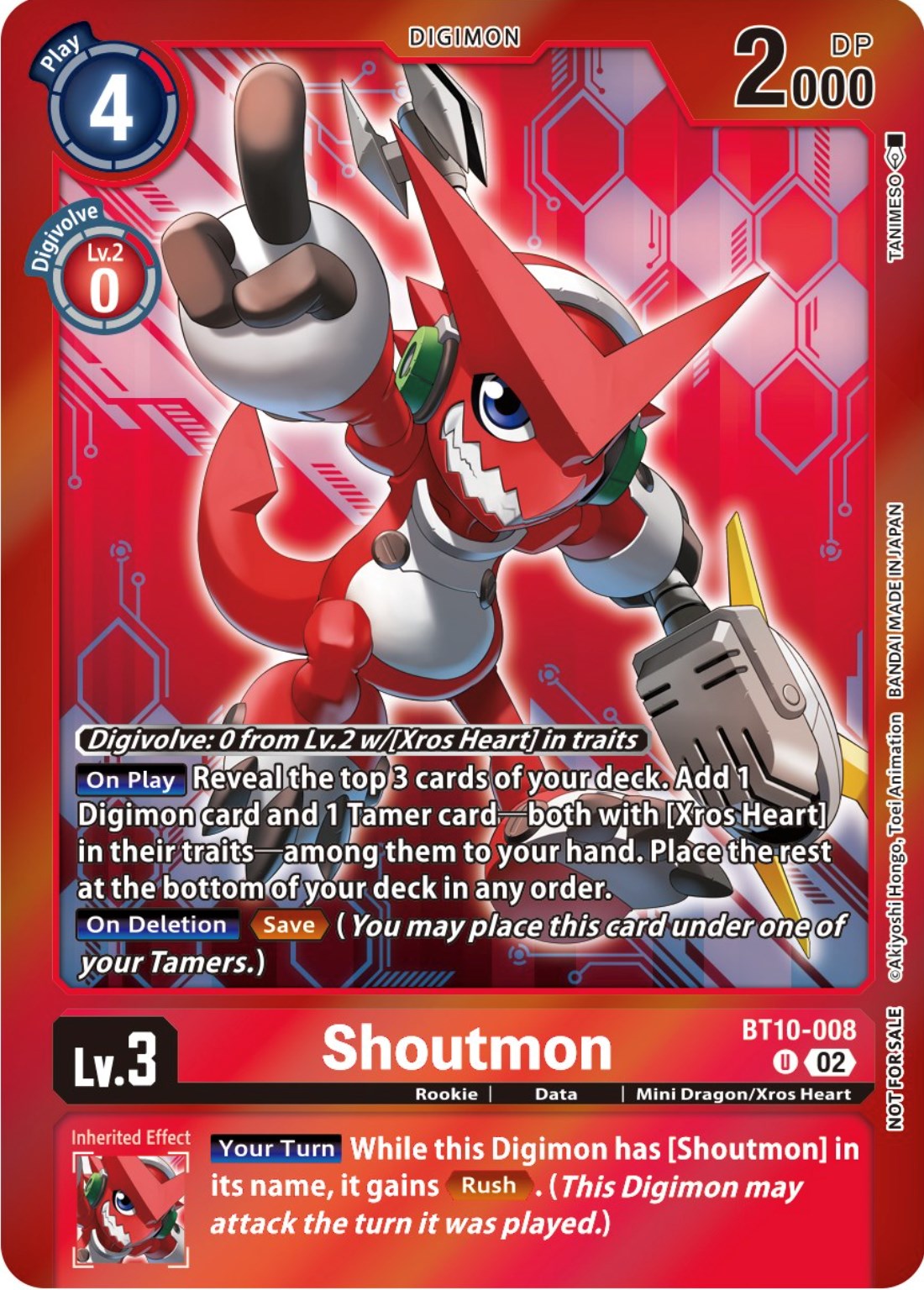 Shoutmon [BT10-008] (Event Pack 5) [Xros Encounter Promos] | Mindsight Gaming