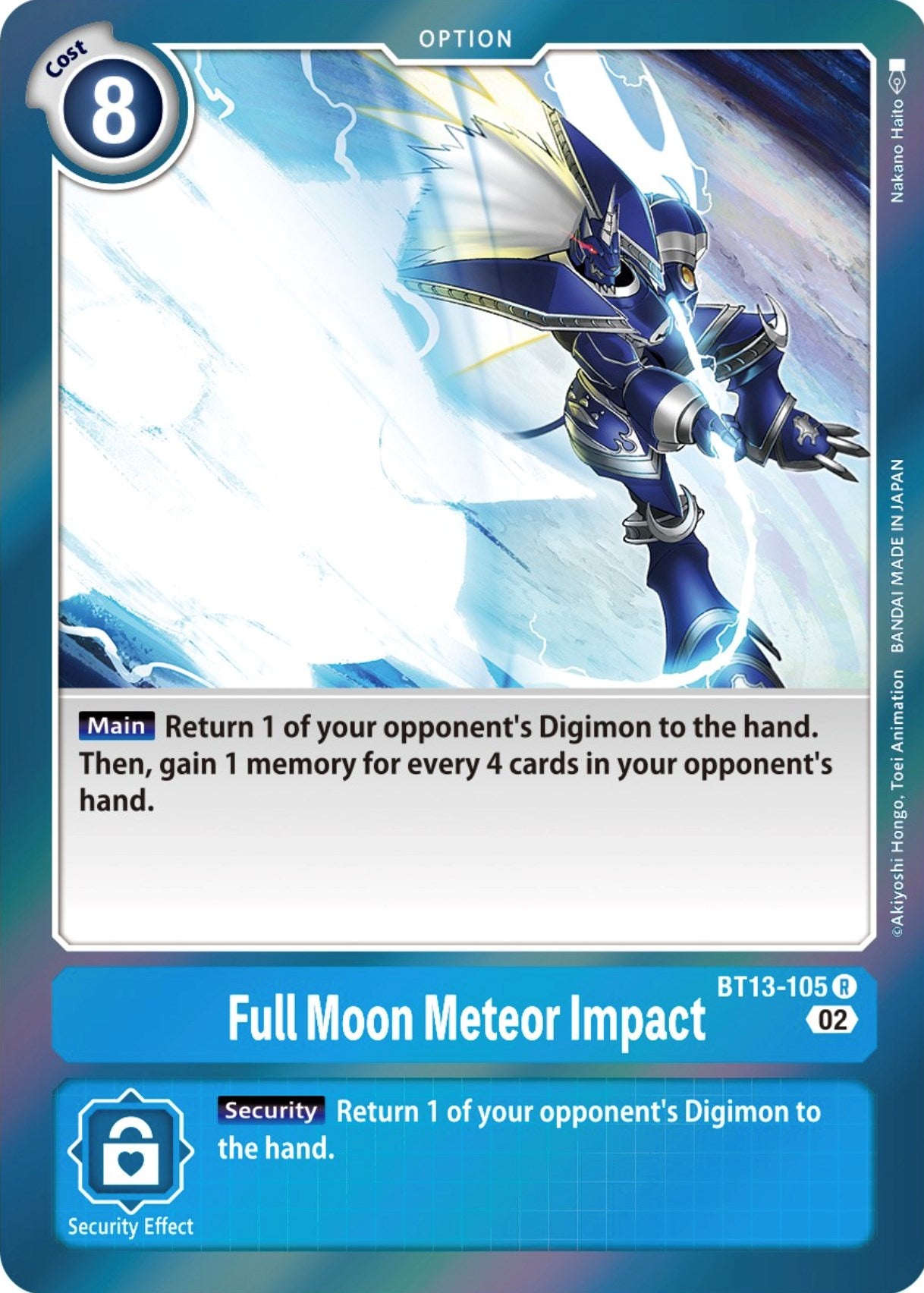 Full Moon Meteor Impact [BT13-105] [Versus Royal Knights Booster] | Mindsight Gaming