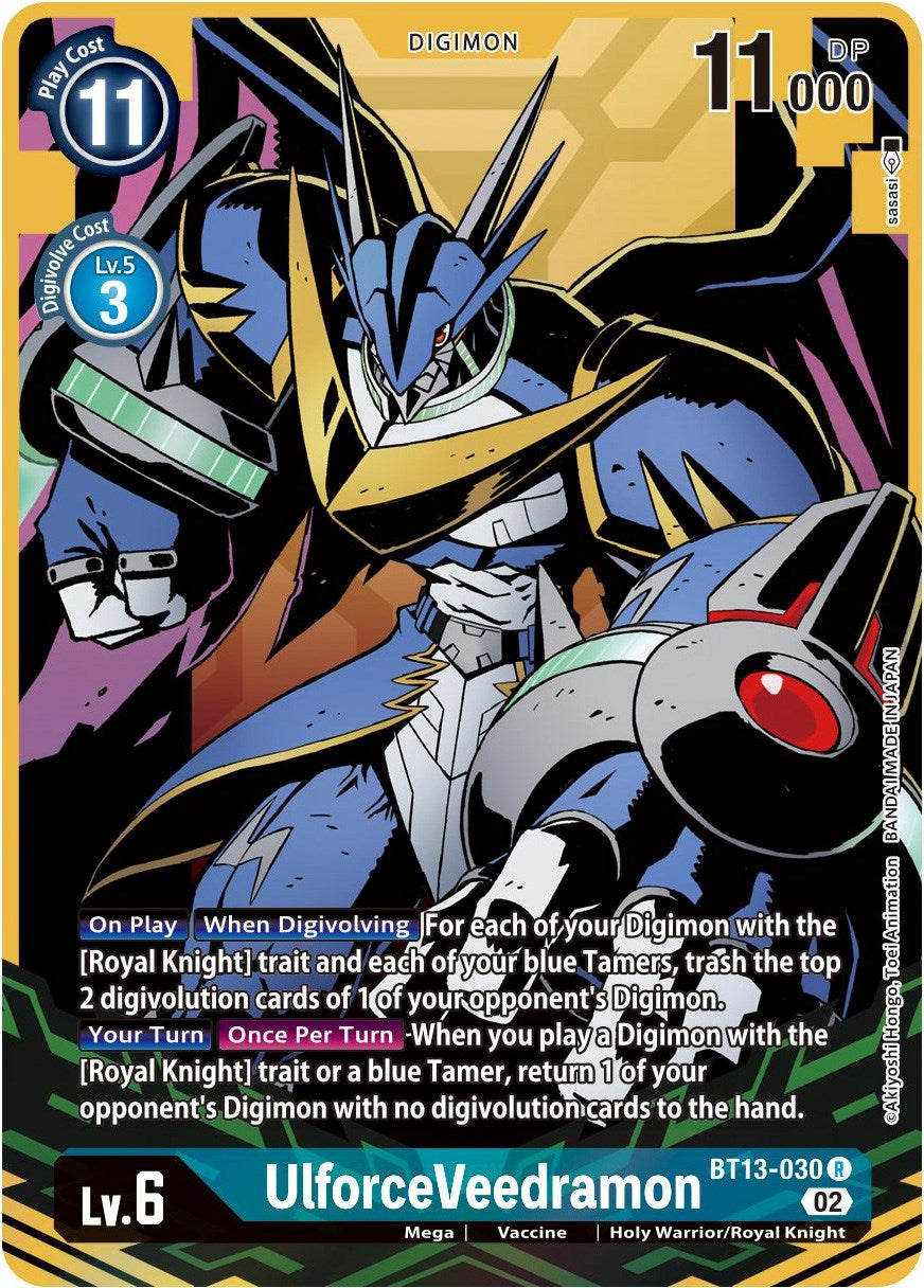 UlforceVeedramon [BT13-030] (Alternate Art) [Versus Royal Knights Booster] | Mindsight Gaming