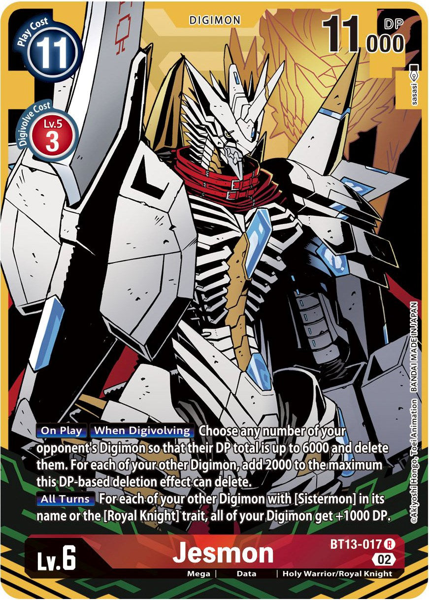 Jesmon [BT13-017] (Alternate Art) [Versus Royal Knights Booster] | Mindsight Gaming