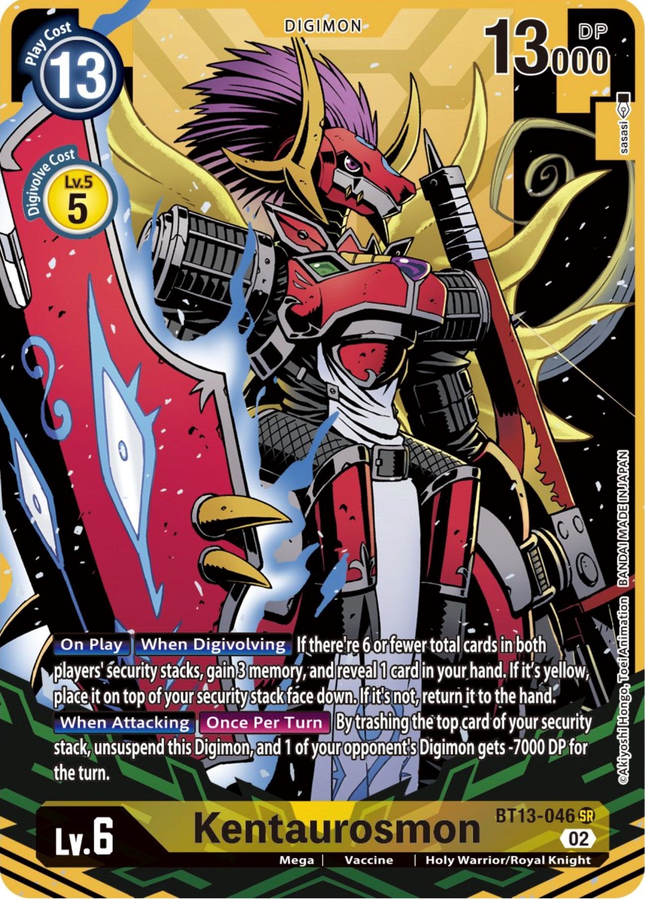 Kentaurosmon [BT13-046] (Alternate Art) [Versus Royal Knights Booster] | Mindsight Gaming