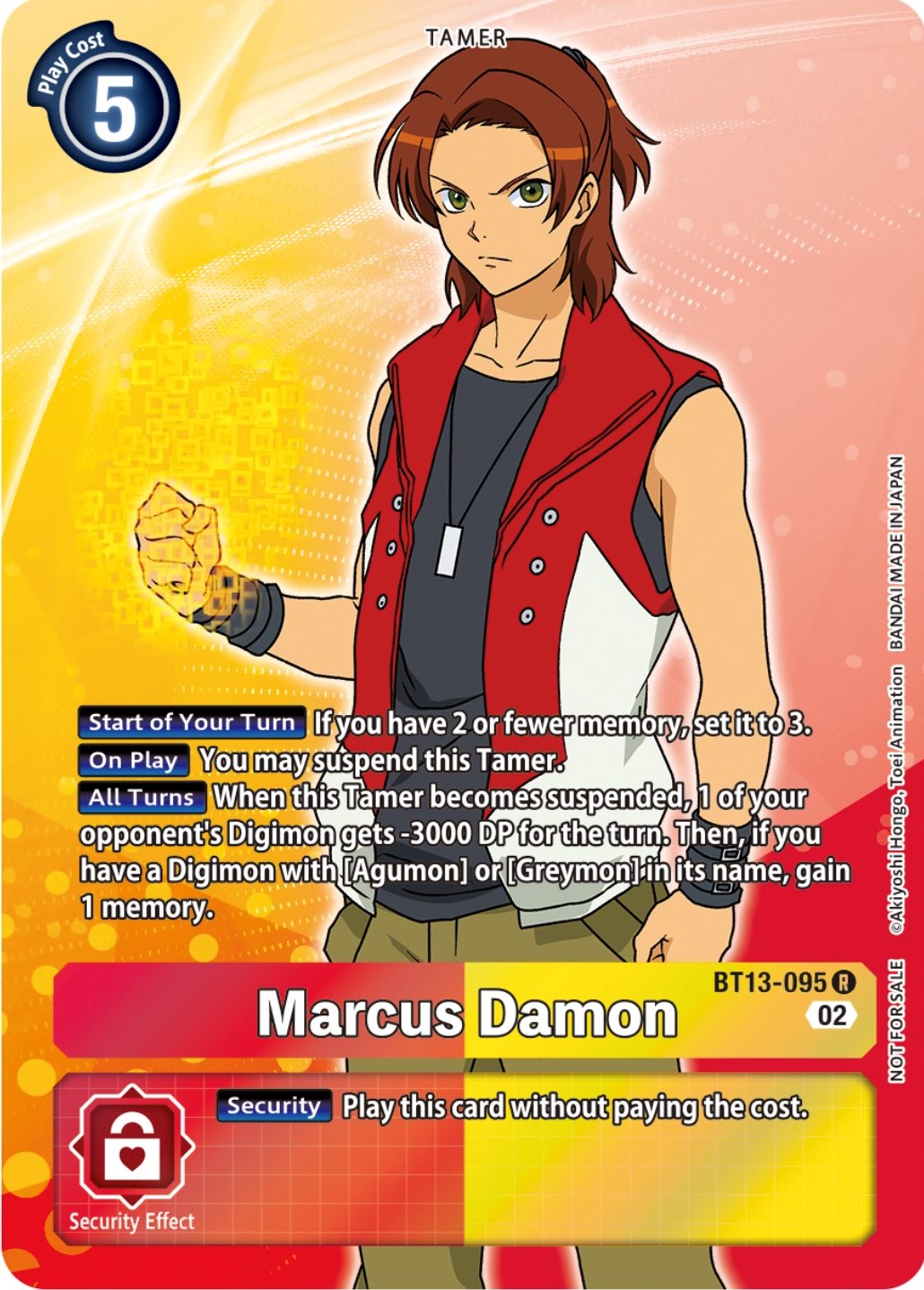 Marcus Damon [BT13-095] (Box Topper) [Versus Royal Knights Booster] | Mindsight Gaming