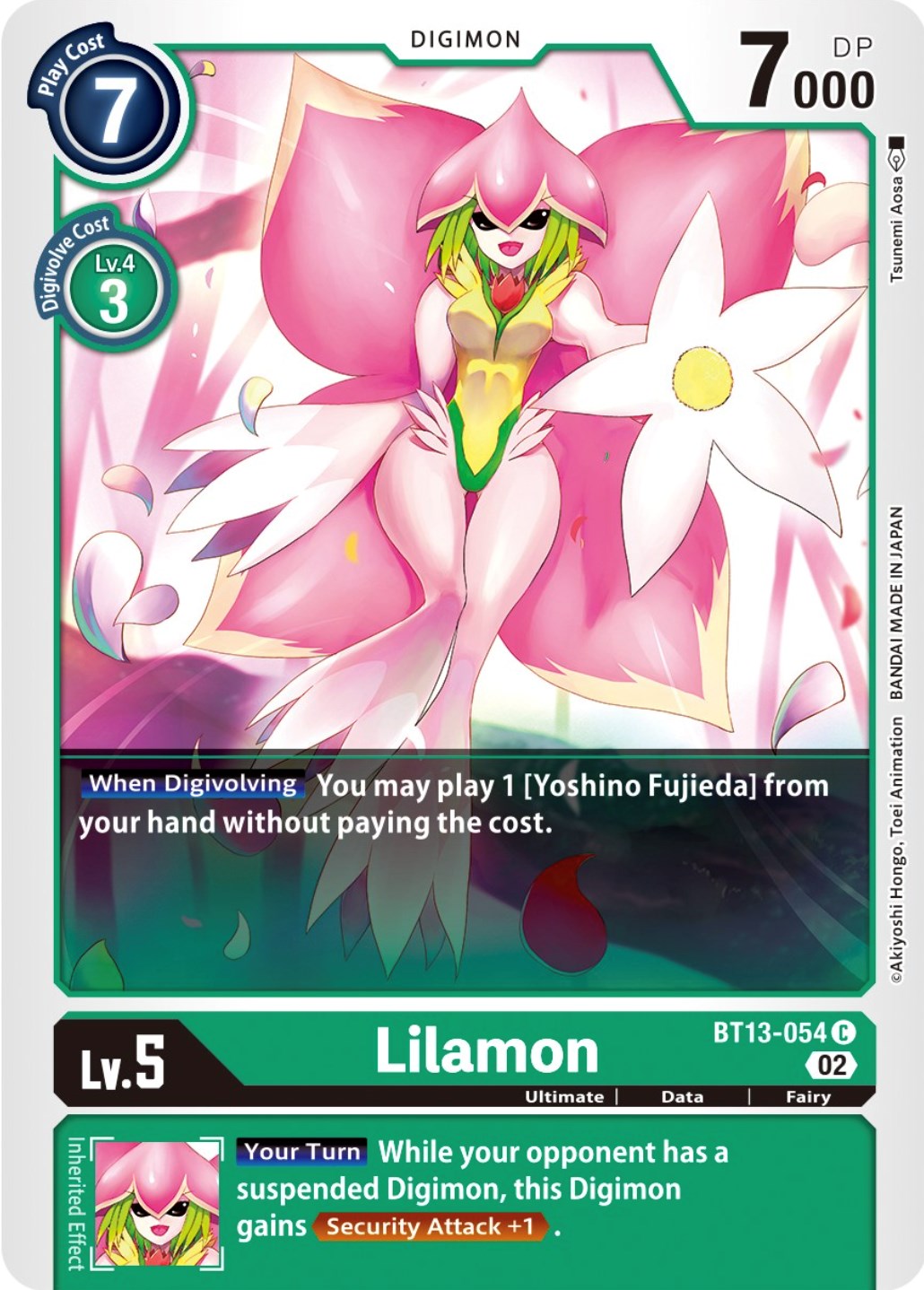 Lilamon [BT13-054] [Versus Royal Knights Booster] | Mindsight Gaming