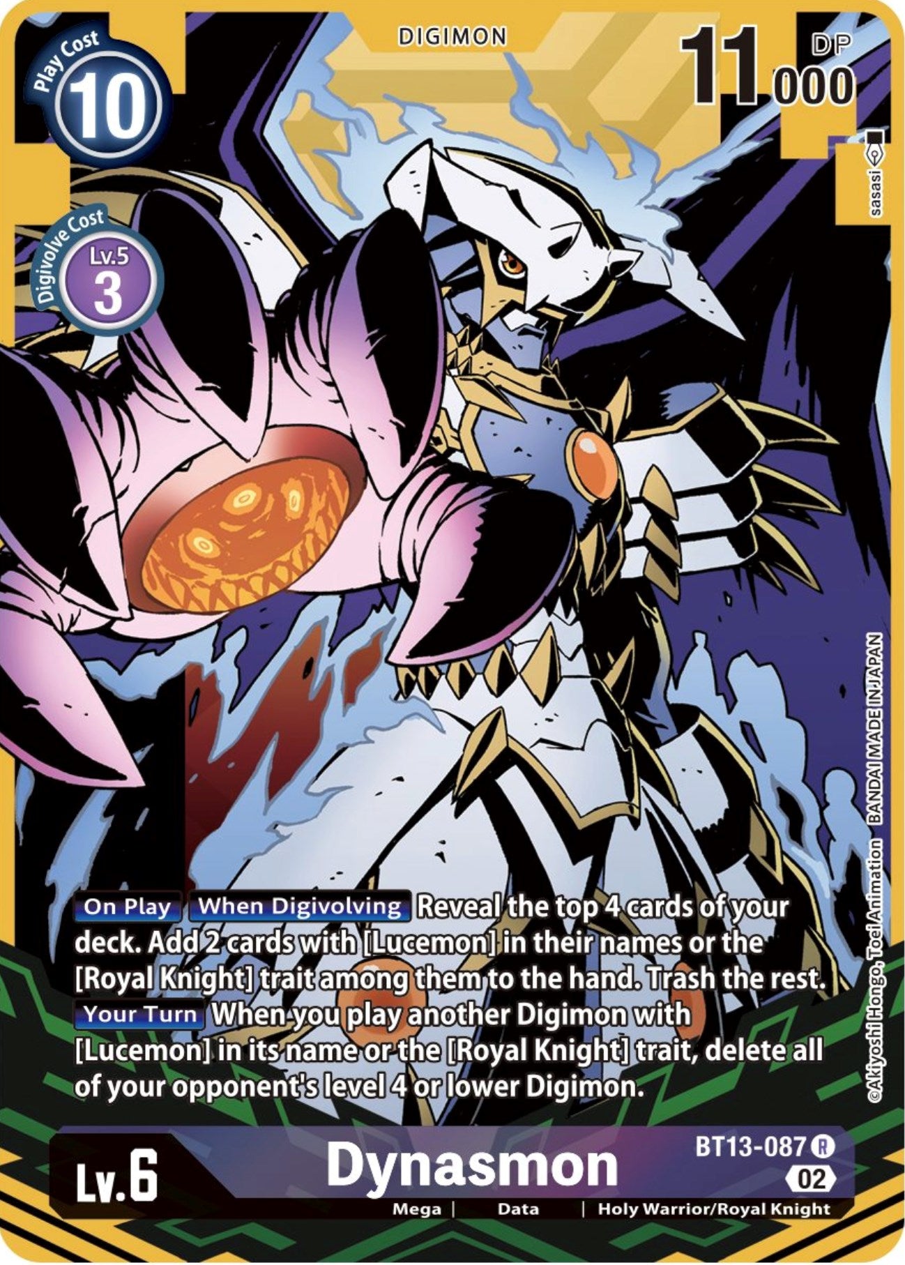 Dynasmon [BT13-087] (Alternate Art) [Versus Royal Knights Booster] | Mindsight Gaming