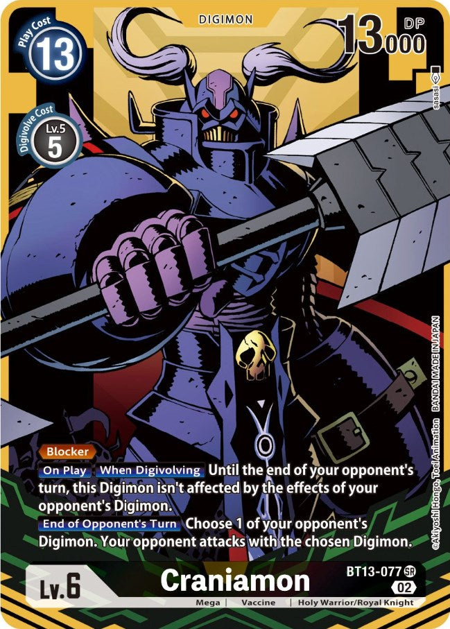 Craniamon [BT13-077] (Alternate Art) [Versus Royal Knights Booster] | Mindsight Gaming