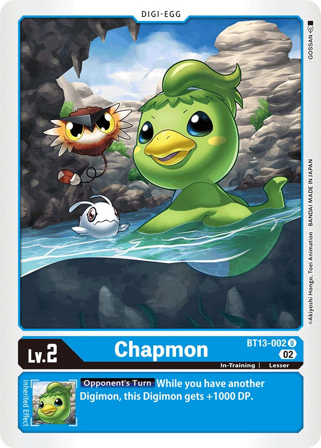 Chapmon [BT13-002] [Versus Royal Knights Booster] | Mindsight Gaming