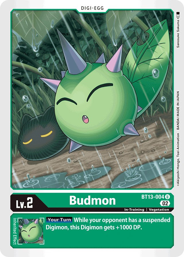 Budmon [BT13-004] [Versus Royal Knights Booster] | Mindsight Gaming