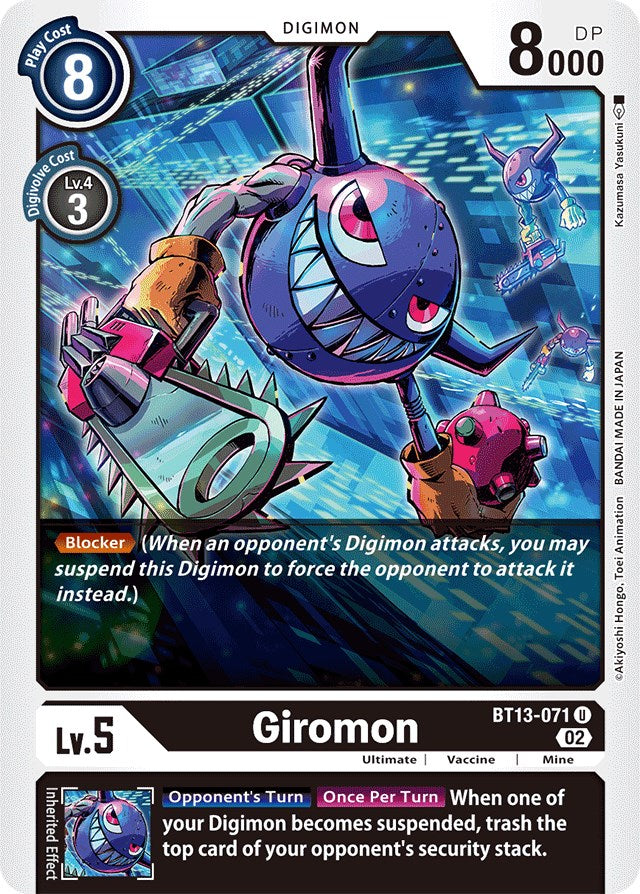 Giromon [BT13-071] [Versus Royal Knights Booster] | Mindsight Gaming