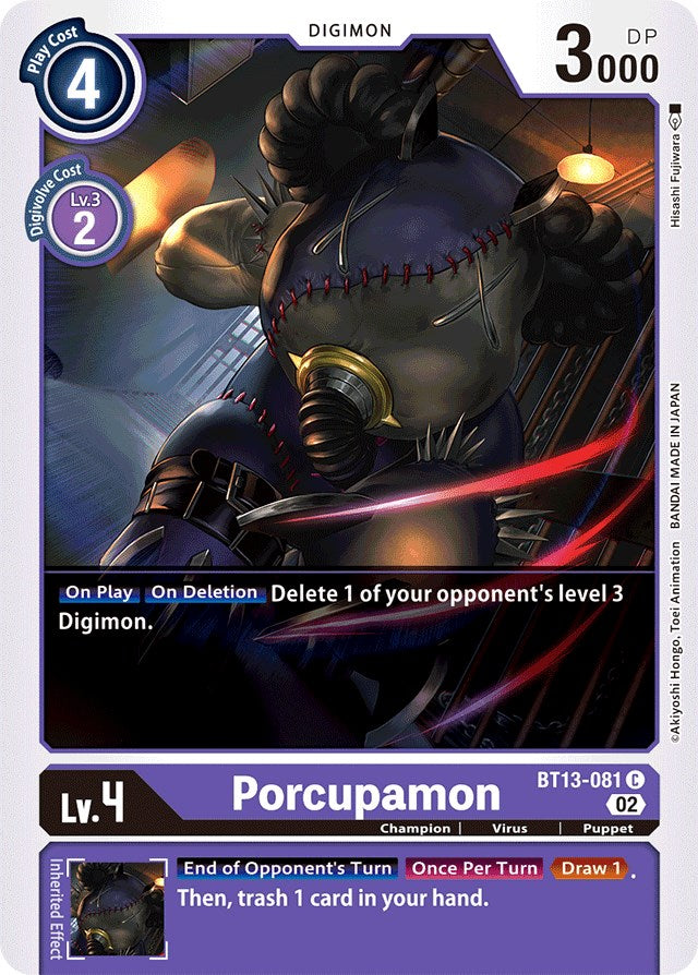 Porcupamon [BT13-081] [Versus Royal Knights Booster] | Mindsight Gaming