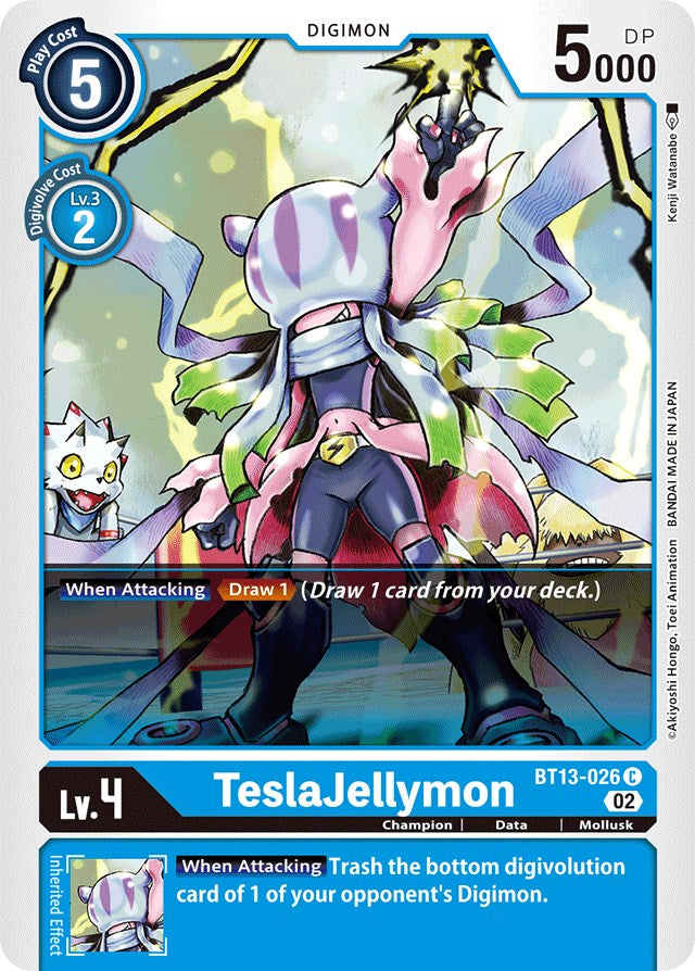 TeslaJellymon [BT13-026] [Versus Royal Knights Booster] | Mindsight Gaming