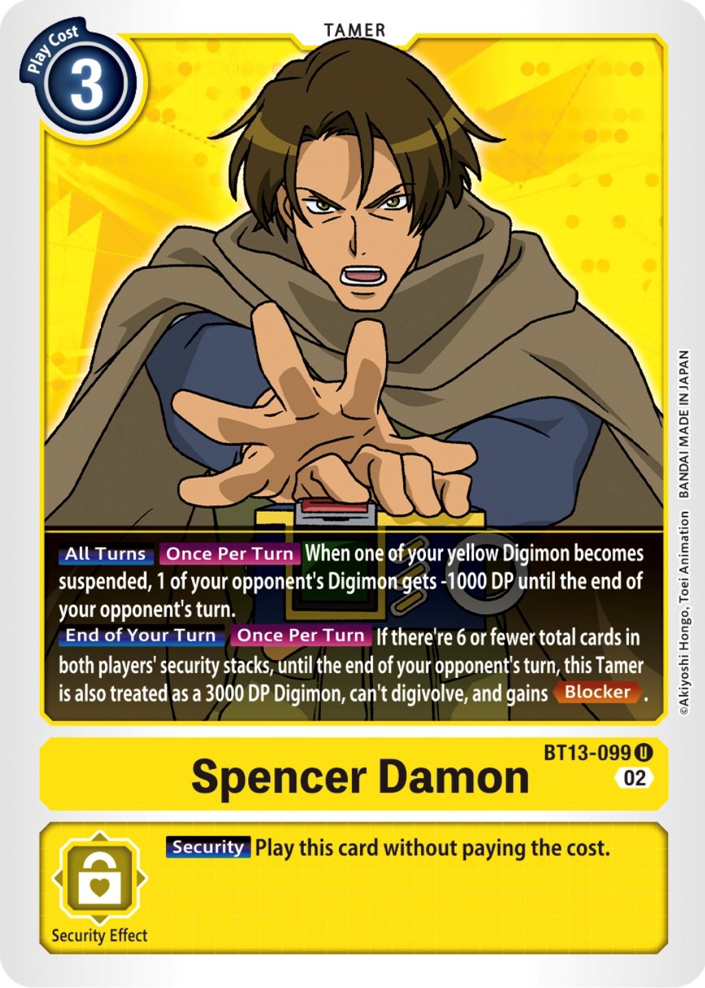 Spencer Damon [BT13-099] [Versus Royal Knights Booster] | Mindsight Gaming