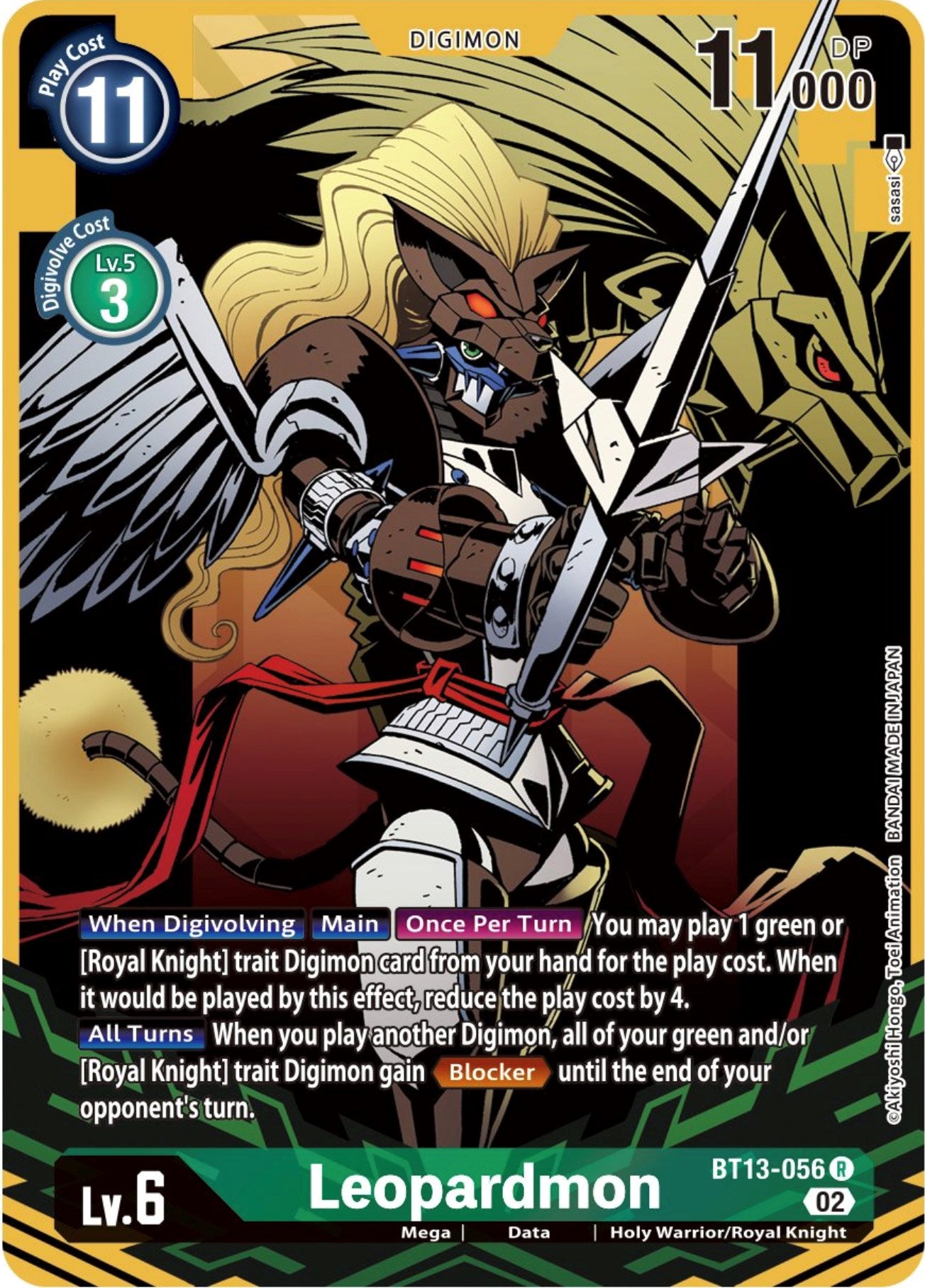 Leopardmon [BT13-056] (Alternate Art) [Versus Royal Knights Booster] | Mindsight Gaming