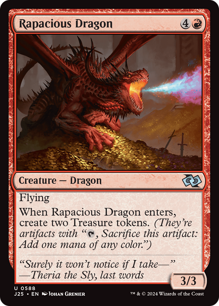 Rapacious Dragon [Foundations Jumpstart] | Mindsight Gaming