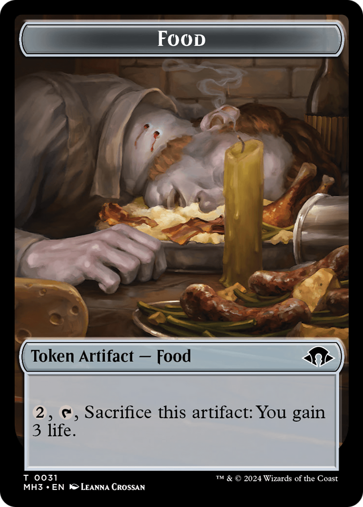 Phyrexian Germ // Food Double-Sided Token [Modern Horizons 3 Tokens] | Mindsight Gaming