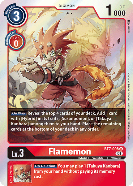 Flamemon [BT7-008] [Next Adventure] | Mindsight Gaming