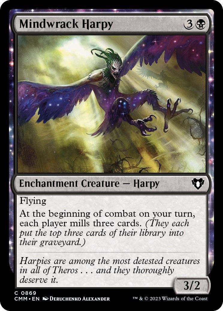 Mindwrack Harpy [Commander Masters] | Mindsight Gaming