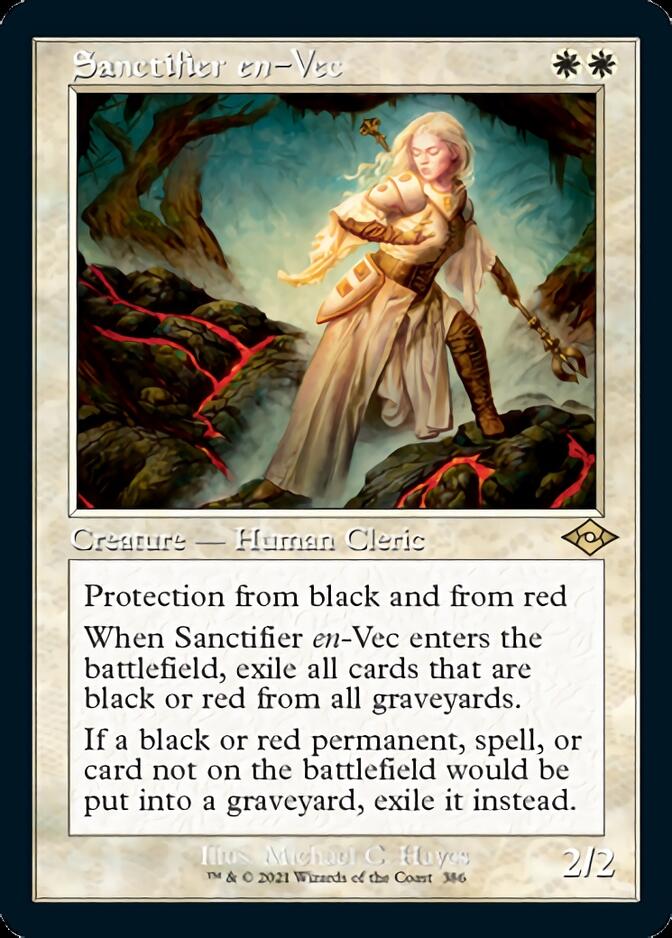 Sanctifier en-Vec (Retro Foil Etched) [Modern Horizons 2] | Mindsight Gaming