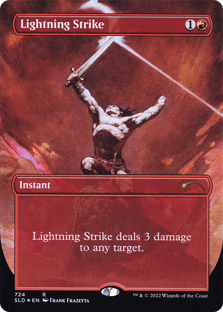 Lightning Strike (Borderless) [Secret Lair Drop Promos] | Mindsight Gaming