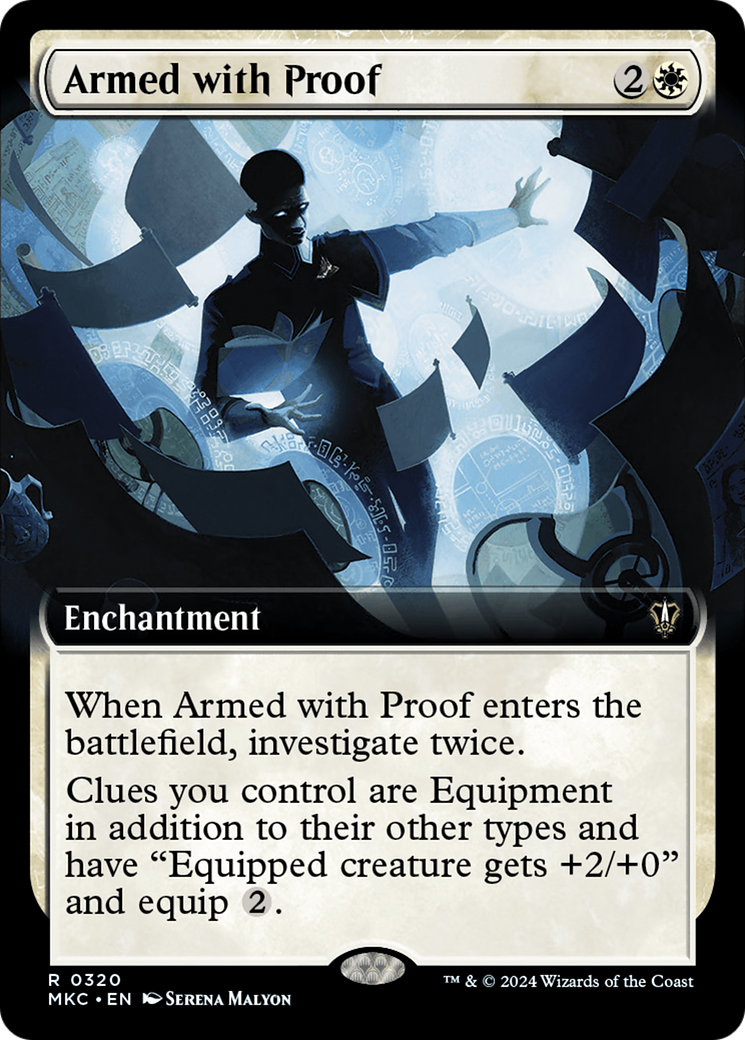 Armed with Proof (Extended Art) [Murders at Karlov Manor Commander] | Mindsight Gaming