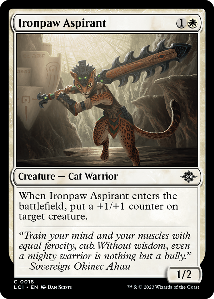 Ironpaw Aspirant [The Lost Caverns of Ixalan] | Mindsight Gaming