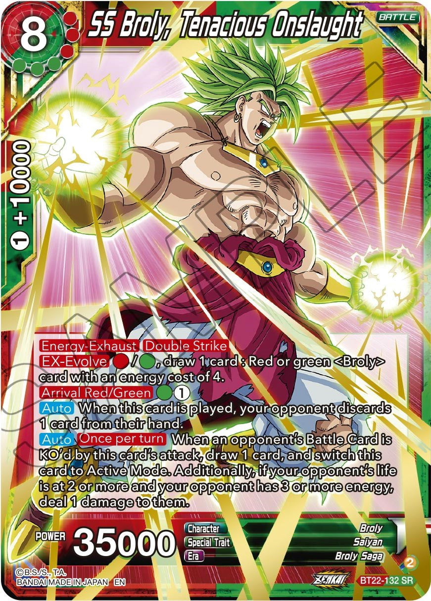 SS Broly, Tenacious Onslaught (BT22-132) [Critical Blow] | Mindsight Gaming