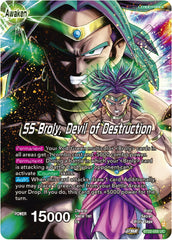 Broly & Paragus // SS Broly, Devil of Destruction (BT22-055) [Critical Blow] | Mindsight Gaming