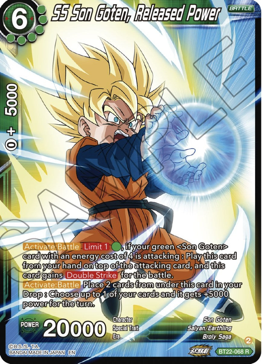 SS Son Goten, Released Power (BT22-068) [Critical Blow] | Mindsight Gaming