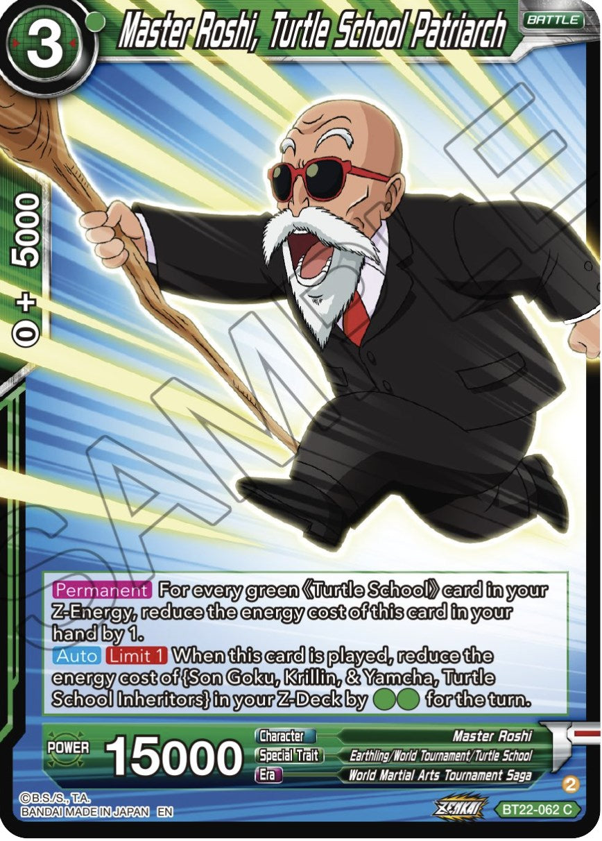 Master Roshi, Turtle school Patriarch (BT22-062) [Critical Blow] | Mindsight Gaming