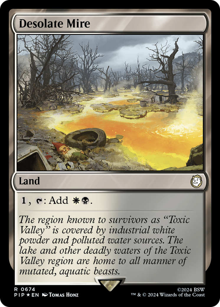 Desolate Mire (Surge Foil) [Fallout] | Mindsight Gaming