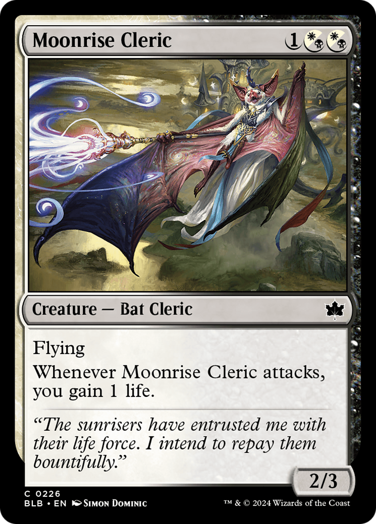 Moonrise Cleric [Bloomburrow] | Mindsight Gaming