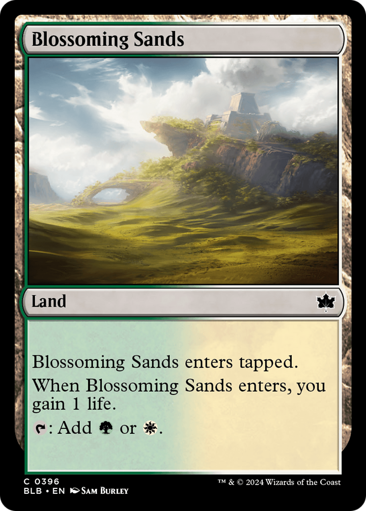 Blossoming Sands [Bloomburrow] | Mindsight Gaming