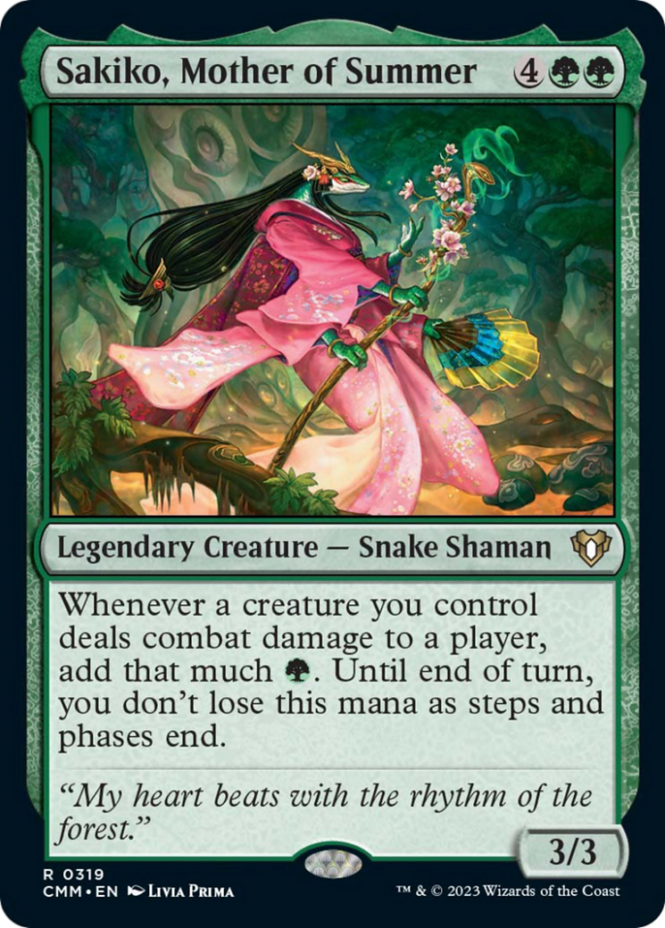 Sakiko, Mother of Summer [Commander Masters] | Mindsight Gaming