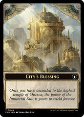 City's Blessing // Dragon Egg Double-Sided Token [Commander Masters Tokens] | Mindsight Gaming