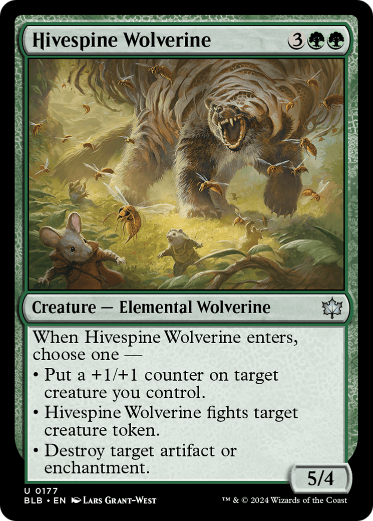 Hivespine Wolverine [Bloomburrow] | Mindsight Gaming