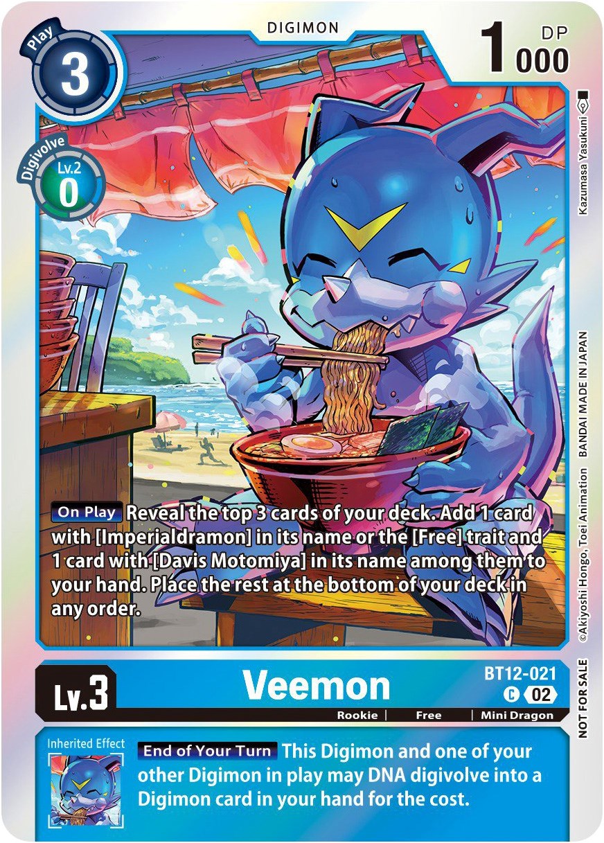 Veemon [BT12-021] (Gen Con 2023) [Promotional Cards] | Mindsight Gaming
