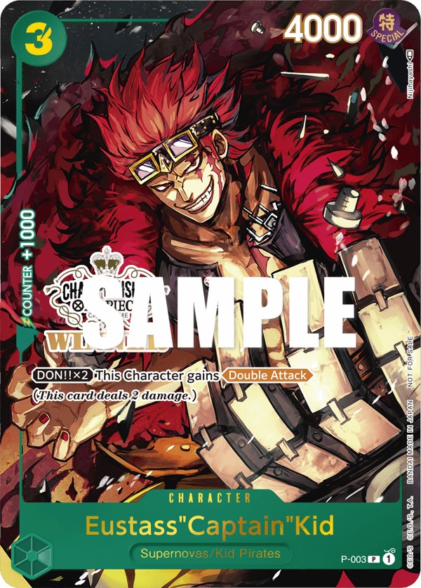 Eustass"Captain"Kid (Store Championship Vol. 2) [Winner] [One Piece Promotion Cards] | Mindsight Gaming