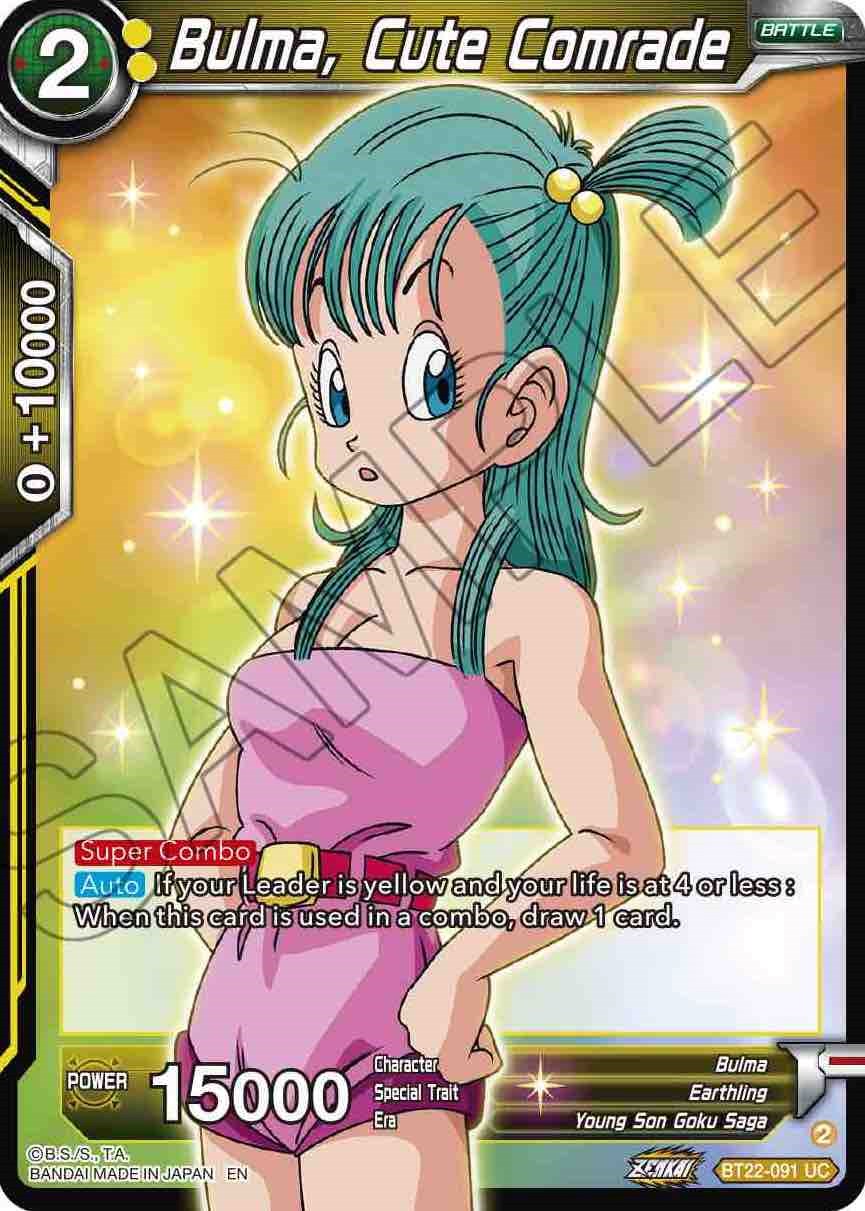 Bulma, Cute Comrade (BT22-091) [Critical Blow] | Mindsight Gaming