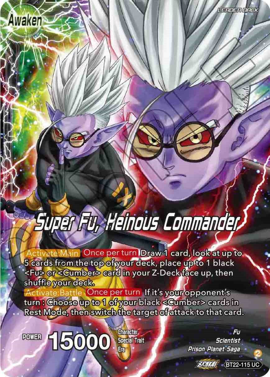 Fu // Super Fu, Heinous Commander (BT22-115) [Critical Blow] | Mindsight Gaming