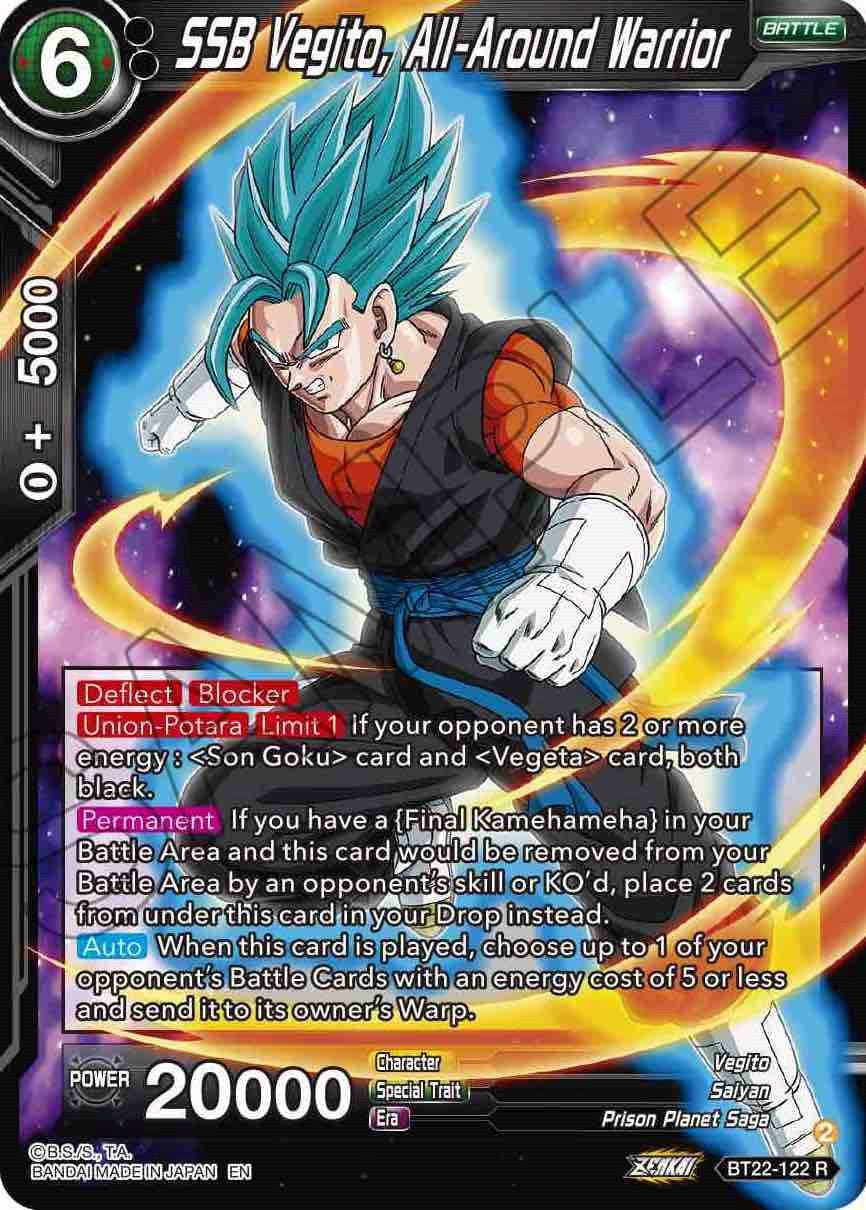 SSB Vegito, All-Around Warrior (BT22-122) [Critical Blow] | Mindsight Gaming