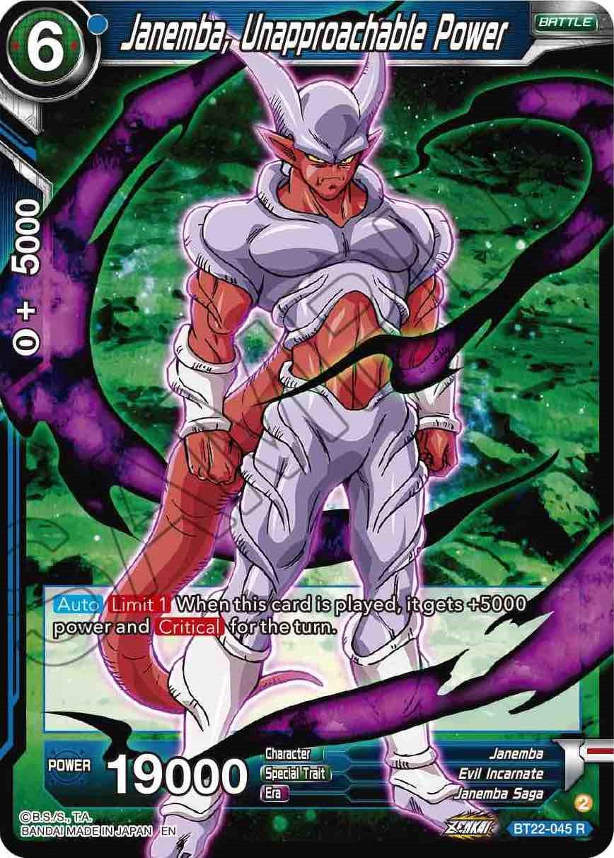 Janemba, Unapproachable Power (BT22-045) [Critical Blow] | Mindsight Gaming