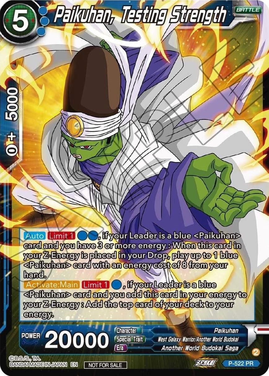 Paikuhan, Testing Strength (Zenkai Series Tournament Pack Vol.5) (P-522) [Tournament Promotion Cards] | Mindsight Gaming