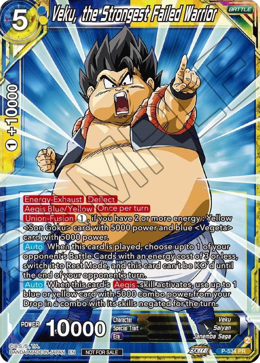 Veku, the Strongest Failed Warrior (Zenkai Series Tournament Pack Vol.5) (P-534) [Tournament Promotion Cards] | Mindsight Gaming