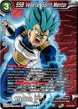 SSB Vegeta, Spirit Mentor (Winner Stamped) (P-314) [Tournament Promotion Cards] | Mindsight Gaming