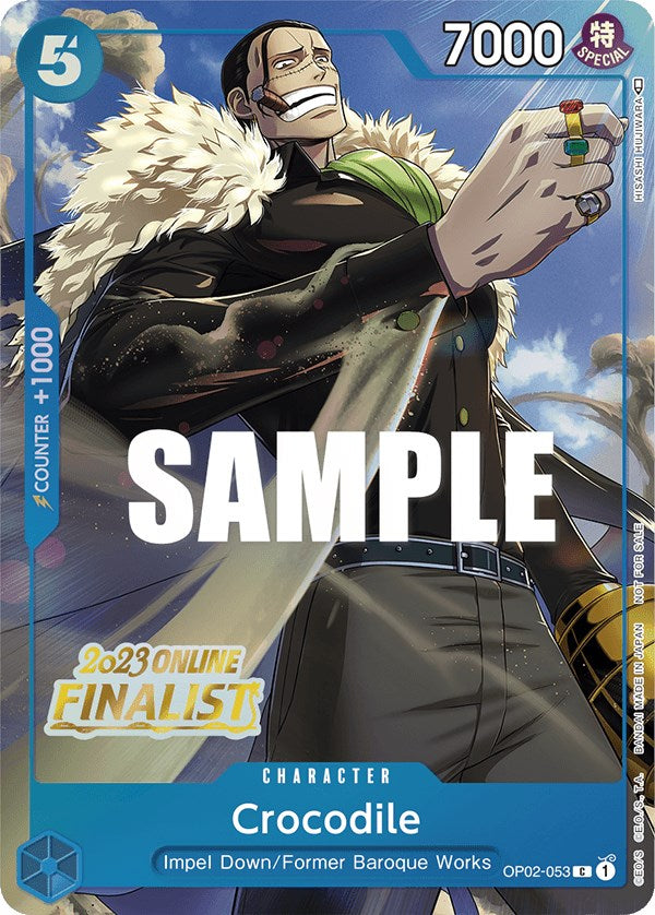 Crocodile (Online Regional 2023) [Finalist] [One Piece Promotion Cards] | Mindsight Gaming