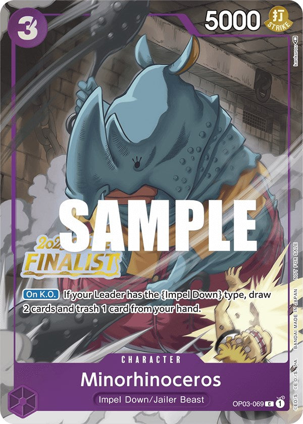 Minorhinoceros (Online Regional 2023) [Finalist] [One Piece Promotion Cards] | Mindsight Gaming