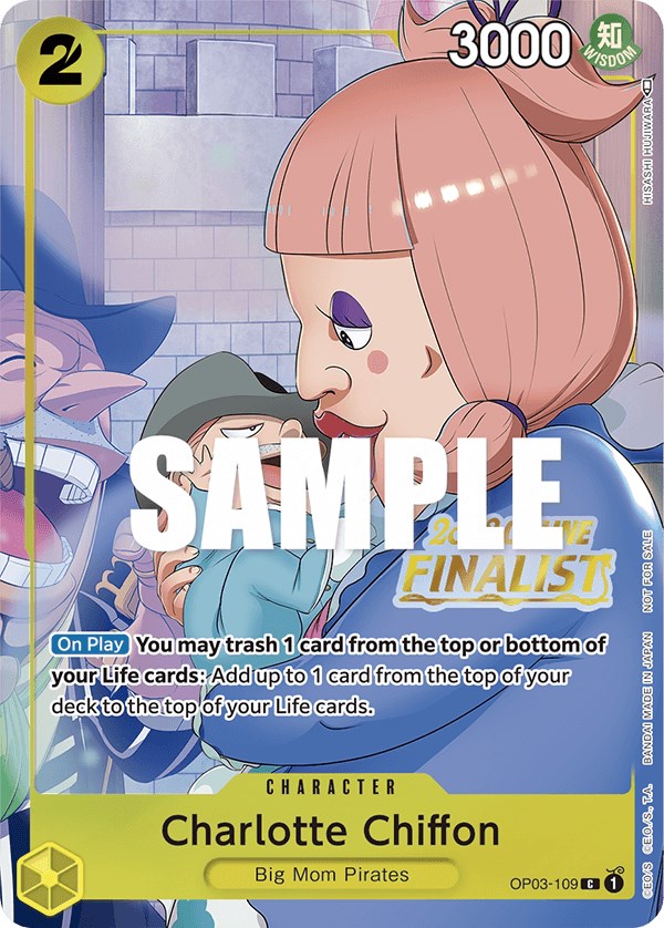 Charlotte Chiffon (Online Regional 2023) [Finalist] [One Piece Promotion Cards] | Mindsight Gaming