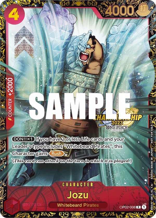 Jozu (Championship 2023) [One Piece Promotion Cards] | Mindsight Gaming