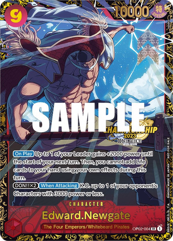 Edward.Newgate (Championship 2023) [One Piece Promotion Cards] | Mindsight Gaming